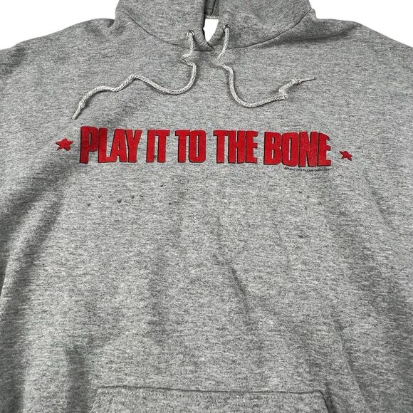 Rare 1999 Play It to the Bone Promo Hoodie Gray  XL Extra Large - Picture 2 of 10